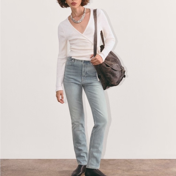 Everlane The Way-High Slim Jean, size 31, Vintage Light - Picture 2 of 12